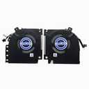 Replacement New Laptop CPU+GPU The Main Cooling Fan for Dell Alienware X15 R1 X15 R2 RTX30 Series 082VD4 0V0G61 DFS5K22305283T FND3 DFS5K22115371S FND2 ND85C42-21F16 ND85C43-21F17 DC5V Fan