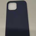 Miracase Compatible with iPhone 12 Pro Max Case, [Soft Anti-Scratch Microfiber Lining], Liquid Silicone Case Gel Rubber Shockproof Drop Protection Phone Case for 12 Pro Max, Navy Blue