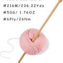 100% Inner Mongolian Cashmere Yarn Luxurious Hand Knitting Yarn Home Necessity for DIY Crafts