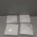 3.5 x 3.5 Inch Vinyl Fence Post Caps (4 Pack) - White Pyramid Style PVC Post Tops for Wood Posts, Mailbox & Deck - Weatherproof & UV Resistant Decorative Covers - Easy Install Fence Post Pro