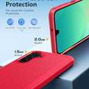 FNTCASE for Samsung Galaxy A26-5G Case: Dual Layer Protective Heavy Duty Cell Phone Cover Shockproof Rugged with Non Slip Textured Back - Military Protection Bumper Tough - 2025, 6.7 inch (Red)