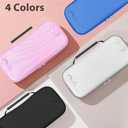 2 x Anleo Carrying Case for Nintendo Switch 2 (2025), Switch 2 Large Capacity Protective Hard Case Portable Travel Bag with 8 Game Card Slots(Black)