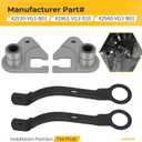 M MATI Rear RH & LH Tire Pivot with Tire Adjuster Arm For Honda HRZ216 HRZ216 HRS216 HRR216 42930-VG3-B01 42961-VG3-010 42940-VG3-B01