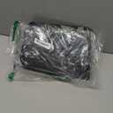 Large Capacity Hanging Eco Polyester Travel Toiletry Bag Makeup Cosmetic Bag 4-in-1 Roll-Up Make Up Storage Organizer With 4 detachable Removable Zipper Clear TPU Pouches & Hook