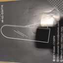 Mirror Full Length, Upgraded Body Wall Mirrors with Shatter-Proof Glass, Floor Standing, Hanging or Leaning, Tall Mirror with Stand Aluminum Alloy Frame for Bedroom (59"L x 16"W, Black)