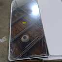 Hasipu Arched Full Length Mirror with Lights, 71" X 28" Lighted Full Body Mirror with Stand, Dimming 3 Colors & Brightness Adjustable, Bedroom Cloakroom Living Room, White Modern Arch Metal Frame