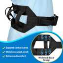 2 x Gait Belt for Seniors, Transfer Belts with Handles, Gate Belts Medical for Elderly, Lift Belts Nursing Safety Belt with Metal Buckle, Walking Standing and Transfer Assist for Elderly Patient Caregiver