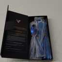 Blue Silverware Set Flatware Cutlery - 20 Pieces Stainless Steel Tableware Set Service for 4,Include Fork Knife Spoon,Mirror Polished,Dishwasher Safe (Blue Silverware 20 Pieces)