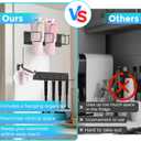 Magnetic Cup Holder for Stanley 40 oz, Fridge Magnet Organizer Set Include Stanley Cup Holder - Tumbler Lid Organizer - 6 Hooks for Storage Kitchen Accessories, Storage for Stanley Accessories