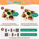 Hedgehog Game Montessori Toys for 3+ Year Old Toddlers,Baby Fine Motor Skill Wooden Toys,Early Education Counting Matching Game Toys,Hedgehog Board Game for Kids Birthday