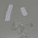 Command Indoor Mini Light Clips, 45 Clear Clips and 54 Command Strips, Damage Free Hanging Christmas Decorations, Wall Clips for Hanging Lights and Cable Management, Holds up to 0.3 lb