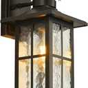 FLEDAVID Motion Sensor Porch Light Dusk to Dawn Outdoor Wall Lantern Black Exterior Sconce Lighting Fixtures Modern Outside Wall Mount Coach Lamp for House Garage Patio Front Door