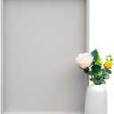 20x14 Inch Rectangular Ottoman Tray | Textured PU Leather, Waterproof & Heat-Resistant Storage for Coffee/Dining Tables, Sofa, Bed, Entertainment & Party (Tranquil Beige, 20 * 14in)