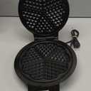 Mueller Heart 5 Waffle Maker, Waffle Iron, Adjustable Browning Control & Nonstick, Cool Touch Handle, Easy to Clean, Small Kitchen Appliances