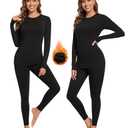BESTENA Thermal Underwear for Women Base Layer Cold Weather Thermal Set Long Johns Women Thermal Set