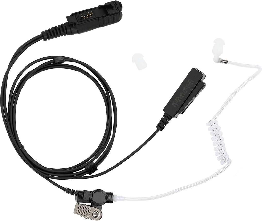 Two Way Radio Earpiece Compatible with Motorola XPR 3000 3000e 3300 3300e 3500 3500e Walkie Talkie Acoustic Tube Headset with Mic PTT Two Way Radio Earpiece Compatible with Motorola XPR 3000 3000e 3300 3300e 3500 3500e Walkie Talkie Acoustic Tube Headset with Mic PTT