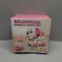 Musical Toys for 1 Year Old Girl Gifts, Bilingual Baby Toys 6-12-18 Months, First 1st Birthday Girl Gifts for Boy, Learning Educational Toddlers Puppy for 1 Year Old Boy Present (Pink)