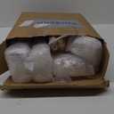 Hushee 24 Pcs Shot Glasses Patron Bottles with Cork Straw 3. 3 oz Mini Empty Bottles for Drinks Small Reusable Clear Glass Patron Shot Cups with Silk Ribbon Wedding Party Favors