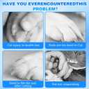 Cat Nail - Safe Cut Cat Nail Trimmer with Three Grinding Heads, Pet Nail Clippers with Light, Two Adjustable with 360 Grinding Settings, Ultra-Quiet, for All Cats  Dogs (Black)