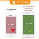 Bocasal Crossbody Wallet Case for iPhone 7 Plus/8 Plus Credit Card Holder PU Leather Kickstand Shockproof Detachable Cross Body Strap Lanyard Magnetic Closure 5.5 inch(Rose Gold)