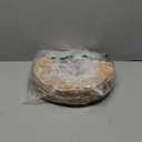 Aofmee 12 inch Round Woven Placemats Set of 10, Boho Rattan Place Mats, Natural Water Hyacinth Table Placemats, Farmhouse Weave Table Mats, Rustic Braided Wicker Charger Plates for Dining Table Decor