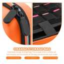 FANPL Orange Case for Nintendo Switch 2 (2025) Accessories, Portable Hard Travel Cover with 10 Game Card Slots