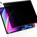 Peslv Magnetic Privacy Screen Protector for iPad Pro 12.9 Inch 2018 2020 2021 2022, Removable Anti Blue Light Glare Spy Private Filter