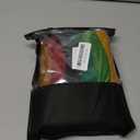 Rainbow Welcome Doormat, 16'x24' & 17'x30', Multi Color, Non Slip, Water Resistant, Modern Style, Flat Woven, Polyester, Suitable for Bathroom, Kitchen, Bedroom, Office, Porch