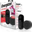 Energizer Smart 2K Doorbell & Chime, Wired Video Doorbell Security Camera, 2-Way Audio, Night Vision, Cloud & Micro SD Storage, Remote Access App, Motion Sensor, Live Viewing, Requires Existing Wires