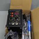 2 in 1 Hot Air Rework Soldering Iron Station Kit, Precision Circuit Board Soldering Gun Kit, Rapid Heat up Solder Station, Upgrade Dual System Independent Control, Auto Sleep & Calibration