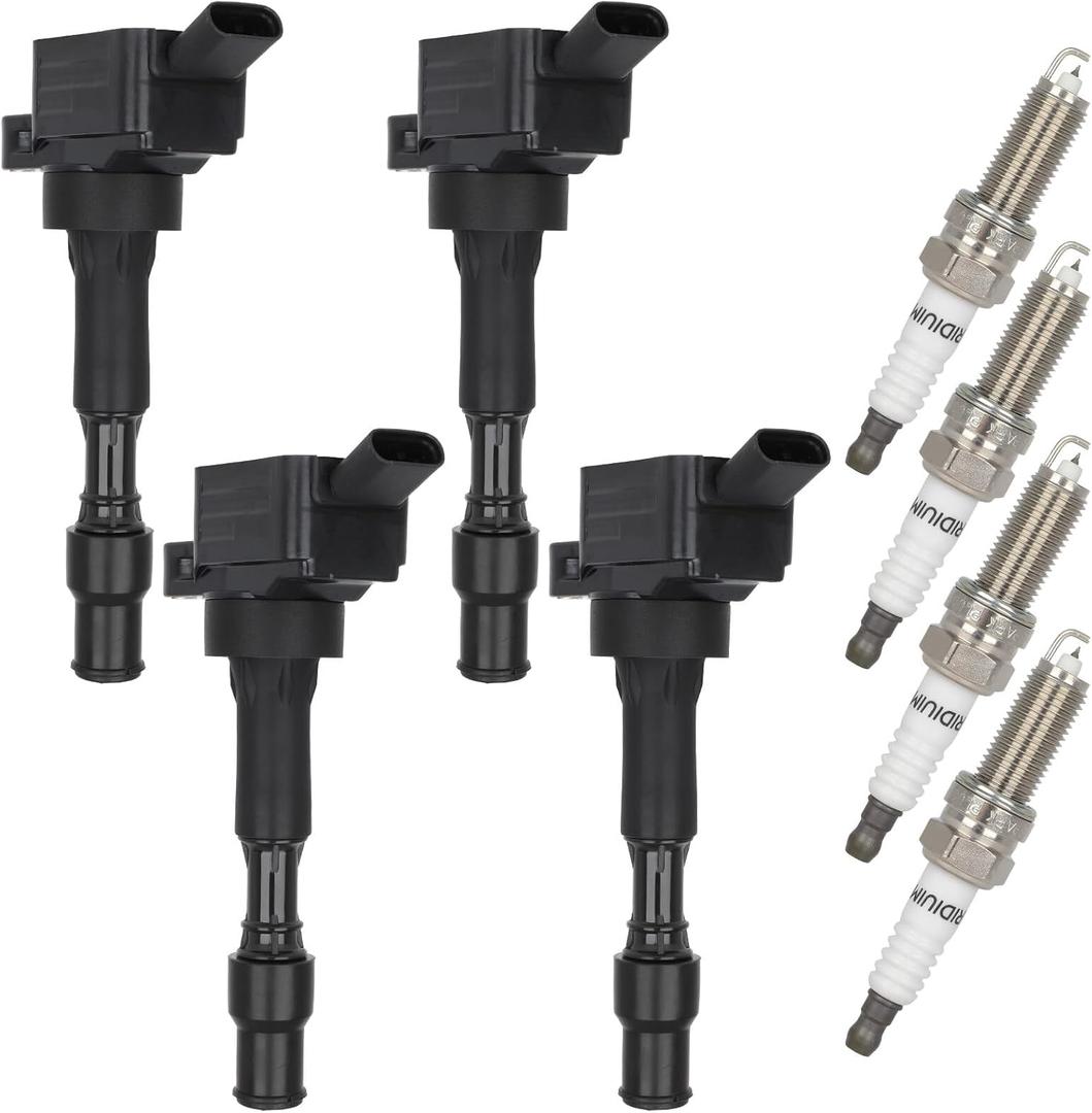OCPTY 4 ignition coils with 4 iridium Spark Plugs fits GN10877 UF816 UF-816 49137 for Hyundai Elantra Sonata Kona for Kia Forte Optima 2.0L OCPTY 4 ignition coils with 4 iridium Spark Plugs fits GN10877 UF816 UF-816 49137 for Hyundai Elantra Sonata Kona for Kia Forte Optima 2.0L