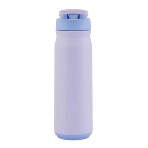 REDUCE Aura Vacuum Insulated 24 oz Water Bottle - Leak-Proof & Chug Spout for Quick Hydration - Keeps Drinks Cold for 30 Hours - Removable Handle for Travel or Gym - Soft Sit Base - Lilac Bud