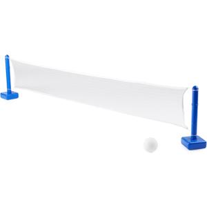 SWIMLINE ORIGINAL Pool Volleyball Net Games Set With Ball Adjustable Up To 20 Feet Wide | For Kids & Adults | 2 Blue Water-Fill Bases | Easy Assembly Compatible W/ Outdoor & Indoor Inground Pools