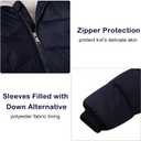 Baby Girls Boys Winter Coat Warm Fleece Jacket for Toddler Kids 6M-12M (Black)