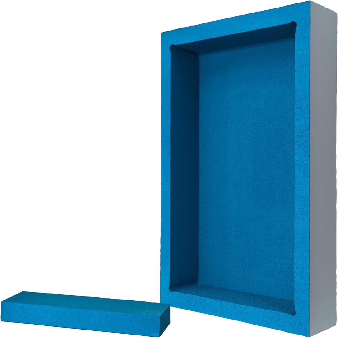 Noble Pre-Formed Rectangular Shower Niche 314 12"x20" with Adjustable Shelf Easy Install Water-Resistant Bathroom Storage Shelf Modern Design for Shower Essentials Durable and Stylish Organizer