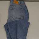 Cicy Bell Womens Wide Leg Jeans High Waisted Boyfriend Loose Baggy Denim Pants with Pockets (Blue)size 6