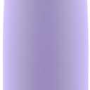 Ello Kids Colby 12oz Stainless Steel Insulated Water Bottle with Straw and Built-In Silicone Coaster Carrying Handle and Leak-Proof Locking Lid for School Backpack, Lunchbox, and Outdoor Sports (Lilac/Pink)