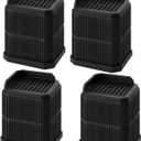 4 Pack Stackable Treadmill Incline Riser Blocks, Height Lift for Leveling & Uphill Training, Heavy Duty Support up to 4000 lbs, for Gym and Home Use