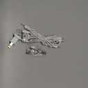 Novelty Lights 5 feet 10 Bulb Clear Mini Light String on White Wire, Non-Connectable Incandescent Fairy Lights for Bottles and Crafts, 4" Bulb Spacing, 24" Lead, Stackable Fused Plug