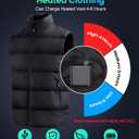 Pocket Size 10000mah Power Bank for Heated Jacket,5V 2A Heated Vest Battery Pack,LED Display Portable Charger for Heated Clothing, Coat, USB Heated Blanket, Stadium Seats, Chair.