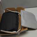 Hook On High Chair, Jozzve Clip on High Chair with Removable Dining Tray for Babies and Toddlers, Fold-Flat Storage Portable Baby Feeding Seat, Attach to Fast Table Chair for Home Travel (Grey)