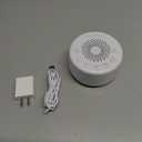 Sound Machine Easysleep White Noise Machine with 25 Soothing Sounds and Night Lights with Memory Function 32 Levels of Volume and 5 Sleep Timer Powered by AC or USB for Sleeping Relaxation (White)