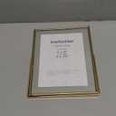 Gold 8x10" Floating Picture Frame Fits(5x7'',6x8"&7x9") Photos Adjustable TabletopShelf Display Premium Gift picture frame 5x7'' for Wedding,Thanksgiving,Christmas Home & Office Decor