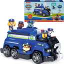 PAW Patrol Team Cruiser, Large Scale Vehicle with Exclusive Chase, Marshall, Skye, Rubble, Rocky & Zuma Action Figures, Toys for Boys & Girls Ages 3+