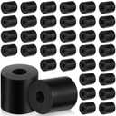 Fabbay Multi Purpose Rubber Spacer Black Rubber Bushings 3/4 Od x 1/4 ID x 3/4 Inch Grommets Washers for Vibration, Bolts, Home, Car Accessories(32 Pcs)