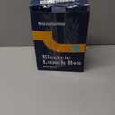 TRAVELISIMO Electric Lunch Box for Adults 100W Heated Lunch Box For Men 1.5L Stainless Steel Portable Food Warmer, 12/24/110V for Travel & Work, Loncheras Electricas Para Calentar Almuerzo (Black)