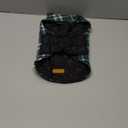 Kuoser Waterproof Dog Coat, Reversible Dog Jacket for Small Dogs, Adjustable Durable Doggie Winter Coat Warm Cozy Puppy Cold Weather Apparel from Small to Large Breed, Green S (Small (Pack of 1))