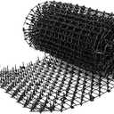 Tapix Cat Scat Mat with Spikes Digging Stopper (14 ft.) - Anti-cat Network Cat Strips, Cat Deterrent Mat for Indoor and Outdoor with 10 Staples