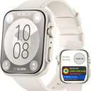 Smart Watch for Men Women, Bluetooth Call, 120+Sports Modes Fitness Tracker, Sleep Tracking, Step & Calorie Counter, IP68 Water Resistant Smartwatchs for Android iPhone, lightweight Casual Beige