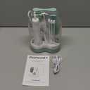 Momcozy 7 in 1 Electric Bottle Brush Kit, Portable Cleaning Set with Formula Mixer, Silicone Brush, Nipple Brush, Straw Brush, Soap Dispenser, Drying Rack - Long Battery Life for Home & Travel (Green)